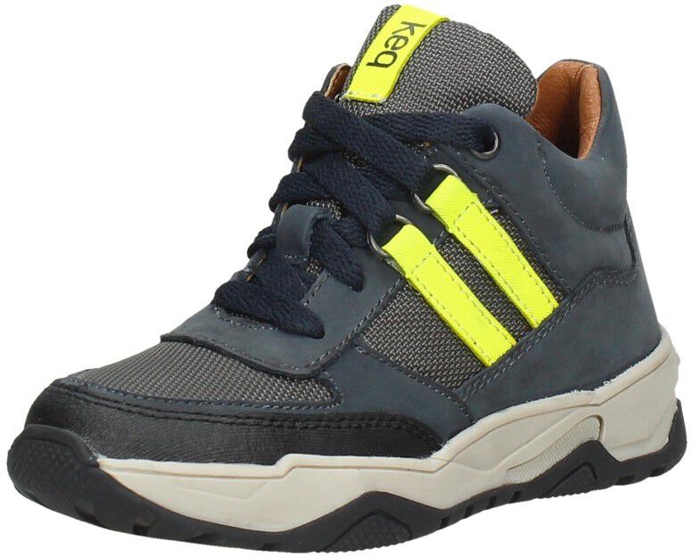 Keq Veterschoenen Hoog blauw