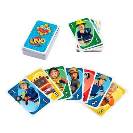 Mattel Games UNO Junior Feuerwehrmann Sam