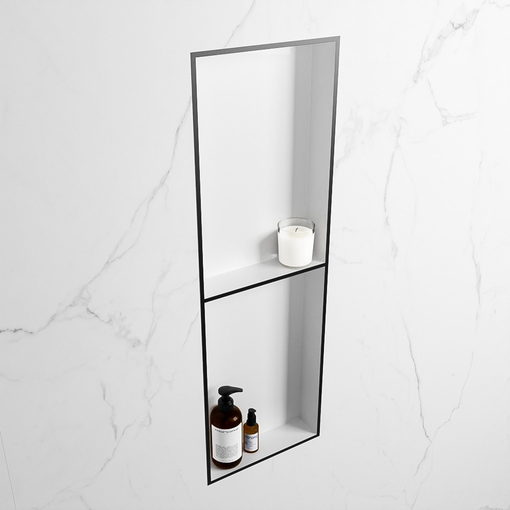 Mondiaz Easy nis 150x30x8cm 2 vakken urban/talc