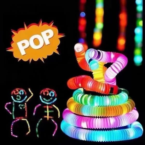 Flash Pop Tube fidget. 8 stk