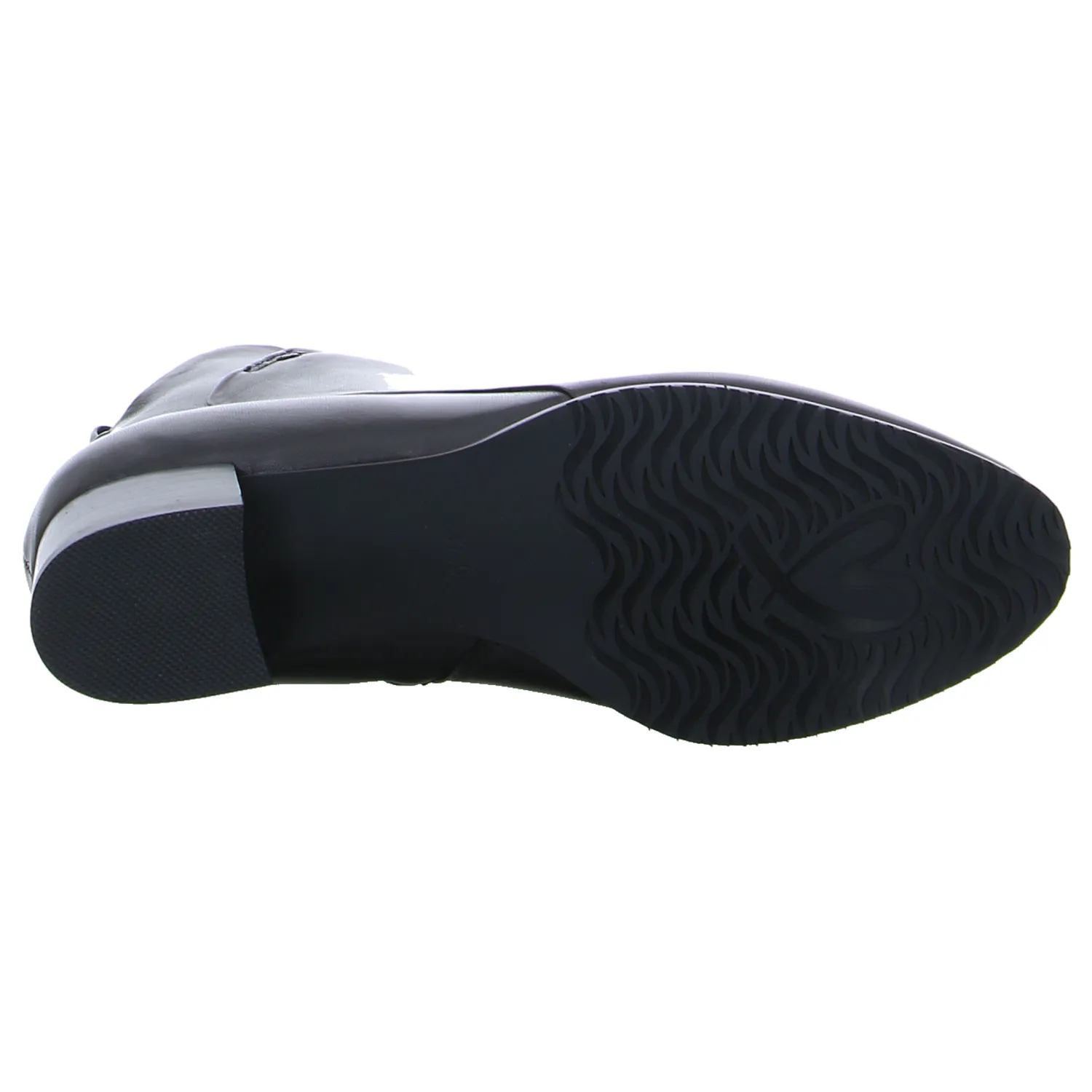 EVERYBODY Stiefelette Schwarz Leder