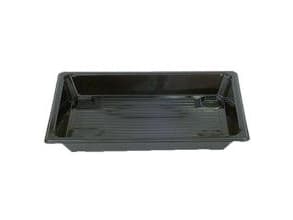 Sushibakke 215x147x25 mm RPET Sort,300 stk/krt