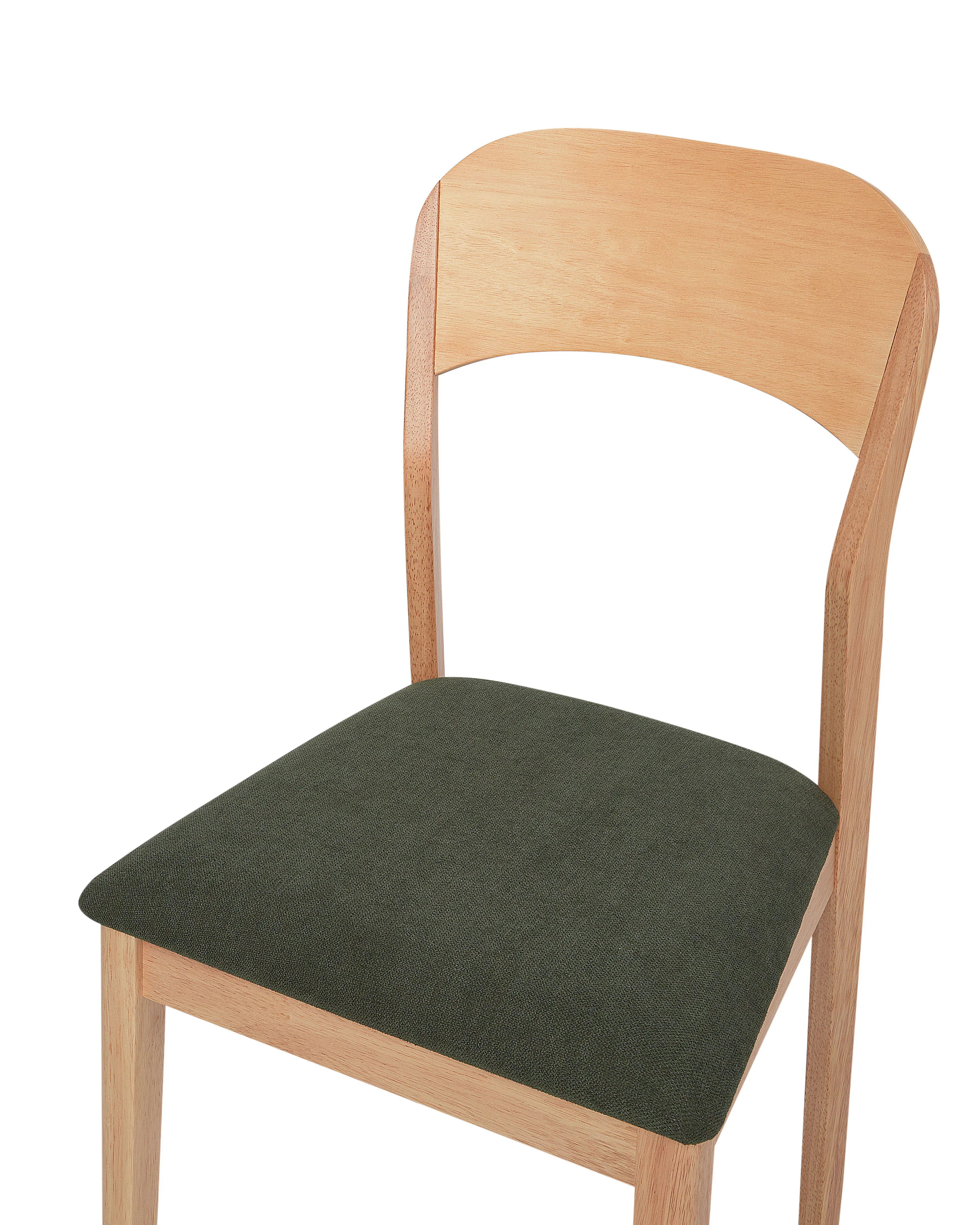 Set van 2 eetkamerstoelen ALVIN Hout Lichtbruin
