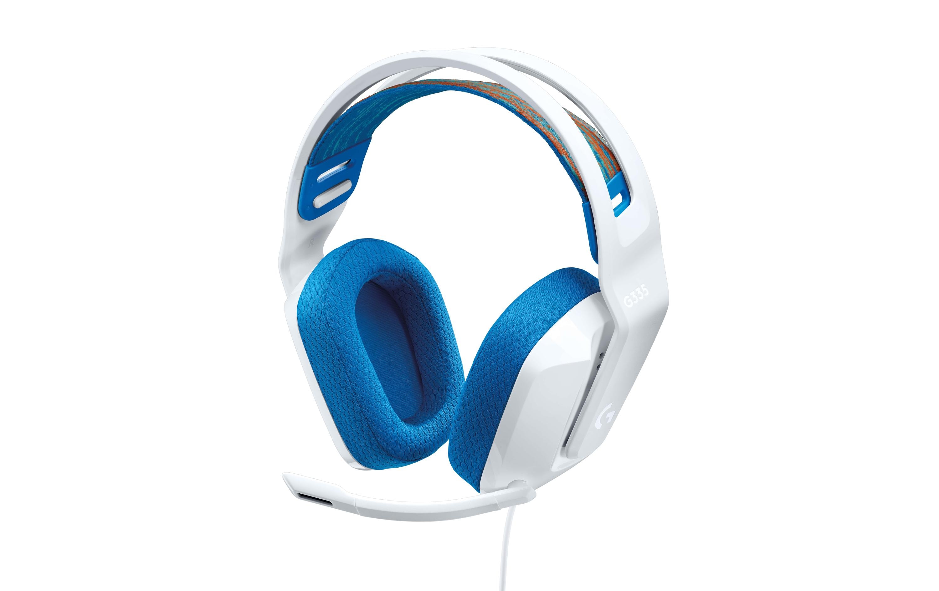 Headset G335 Gaming WeissKomfortables Gaming-Headset für PC und Spielkonsolen