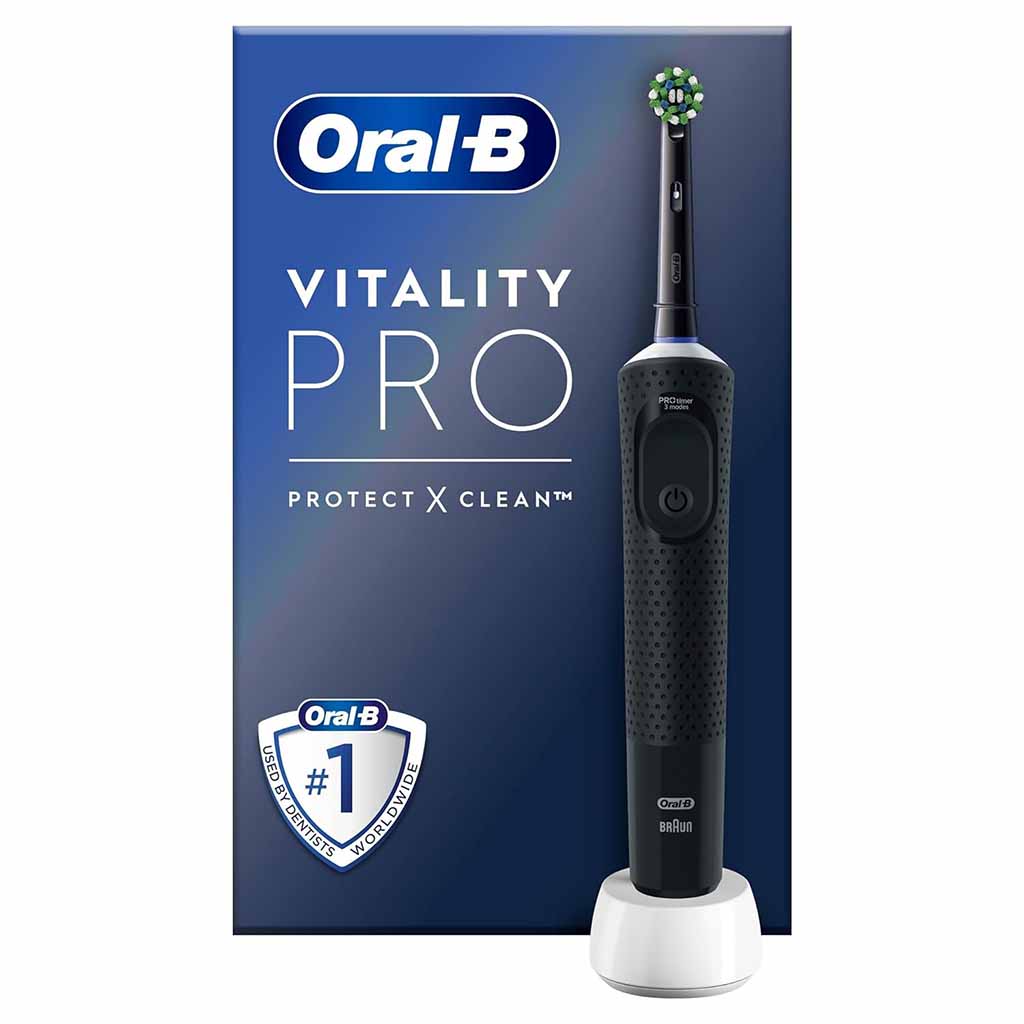 Oral-B Elektrische Zahnbürste Vitality PRO Black, 1 Stück