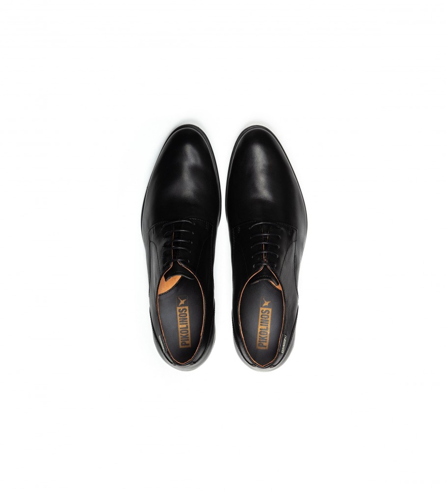 Sapatos Pikolinos Bristol M7J-4187 em couro preto
