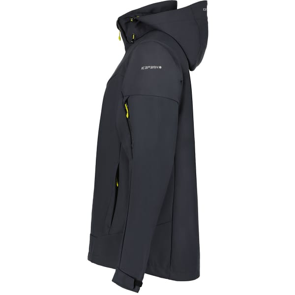 Softshell randonnée ICEPEAK BARMSTEDT SOFTSHELL JACKET ANTHRACITE