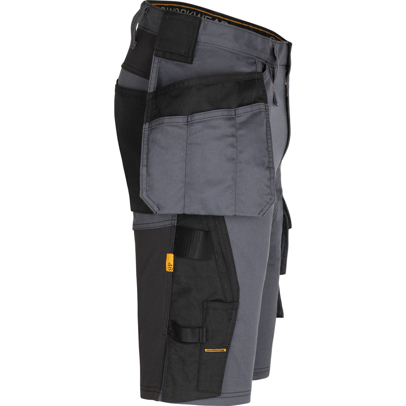 Snickers AllroundWork stretch werkshort met holsterzakken slim fit 6141 48 grijs*