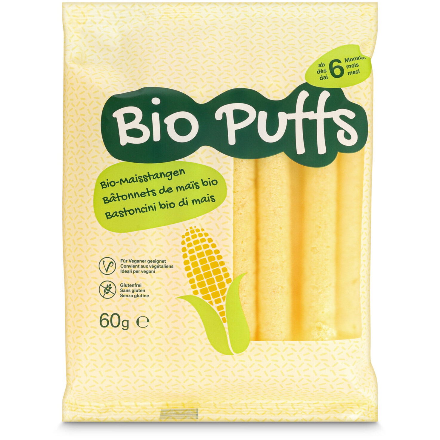 Bio Puffs Bio-Maisstangen 6+ Monate
