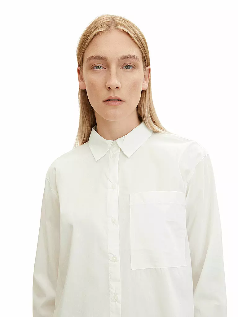 TOM TAILOR Bluse weiss