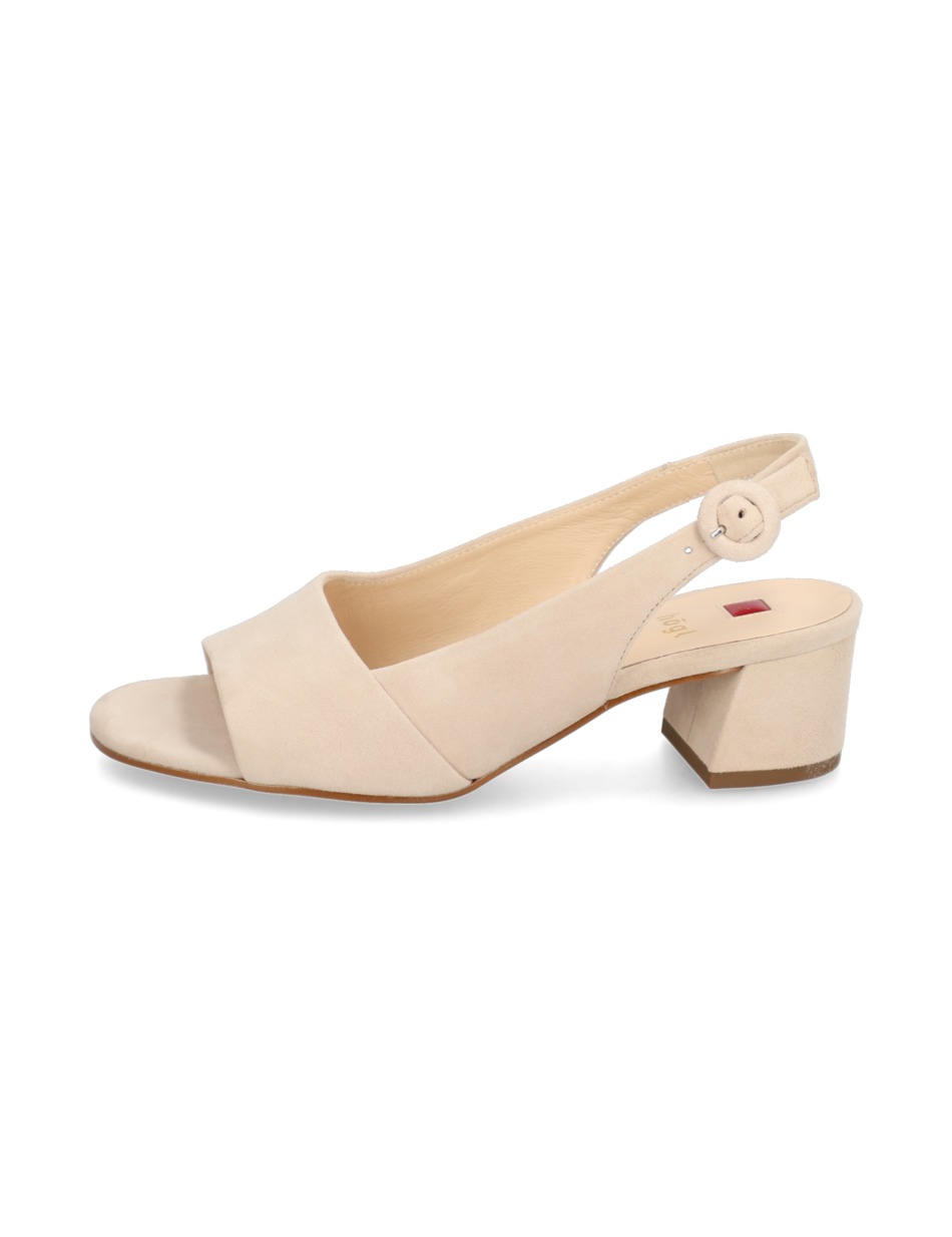 Veloursleder Sandale