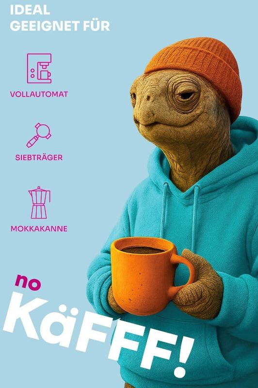 No KäFFF - Gemalen Koffie - 500g - 100% Cafeïnevrij - Middeldonkere Omniroast