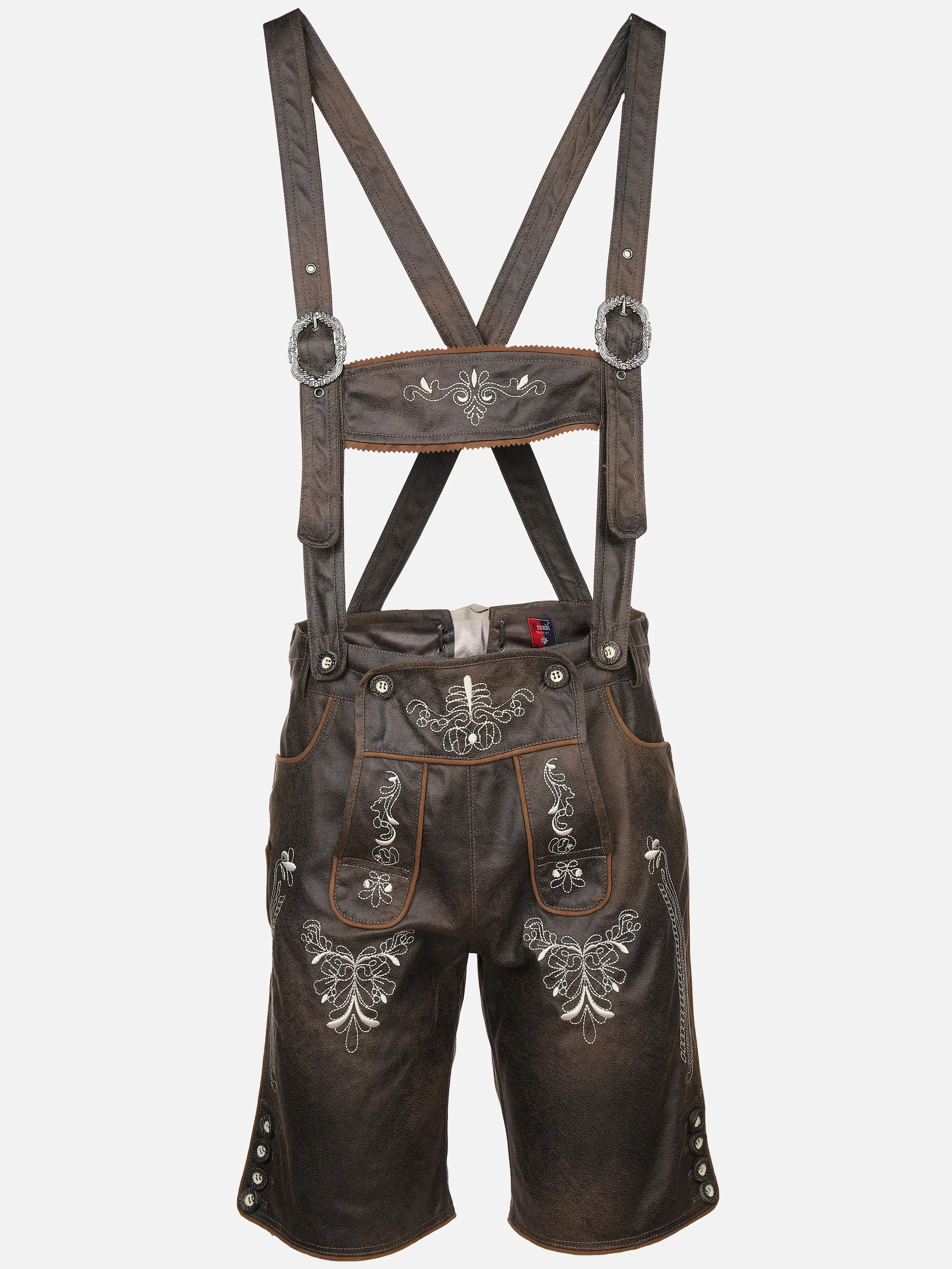 Herren Trachtenshorts in Lederoptik
