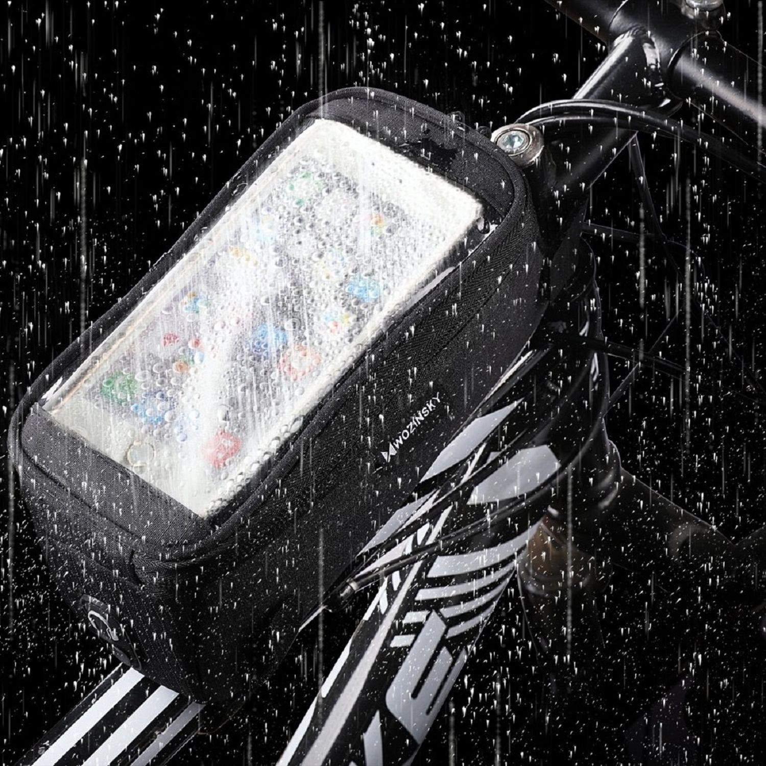 Rahmen Fahrradtasche Handyhülle bis 6,5 Zoll 1l