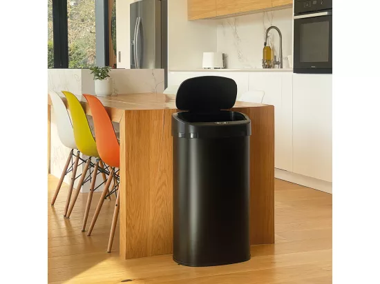 Poubelle de cuisine automatique MAJESTIC Noir Acier inoxydable 68 L