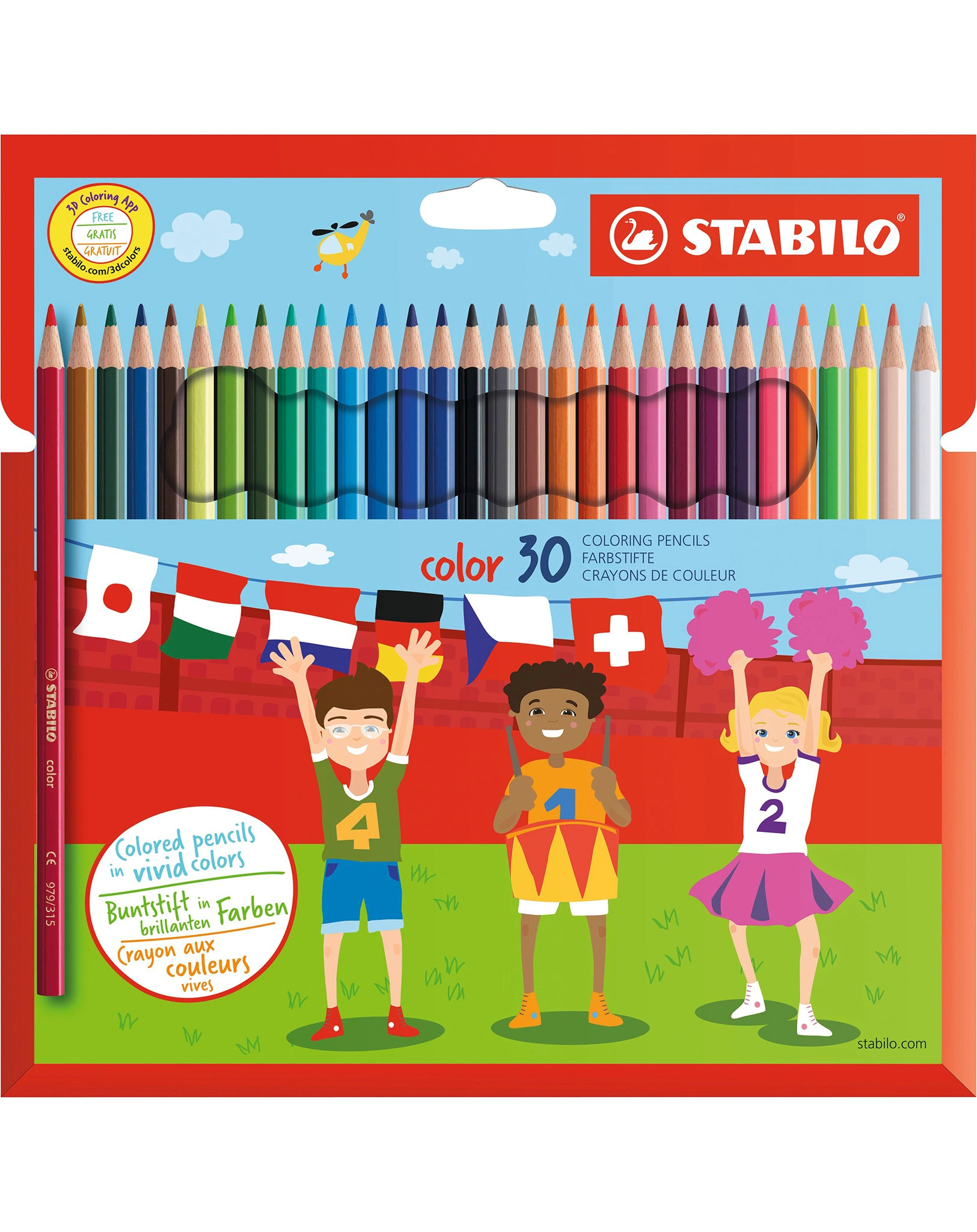 Buntstift STABILO® color 30er-Pack