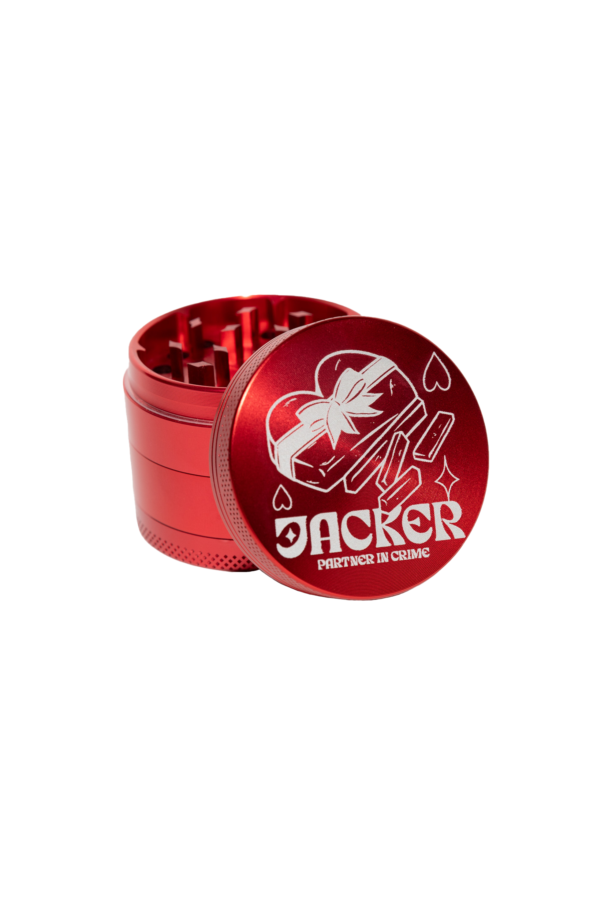 JACKER Grinder 50mm Soulmate Rouge