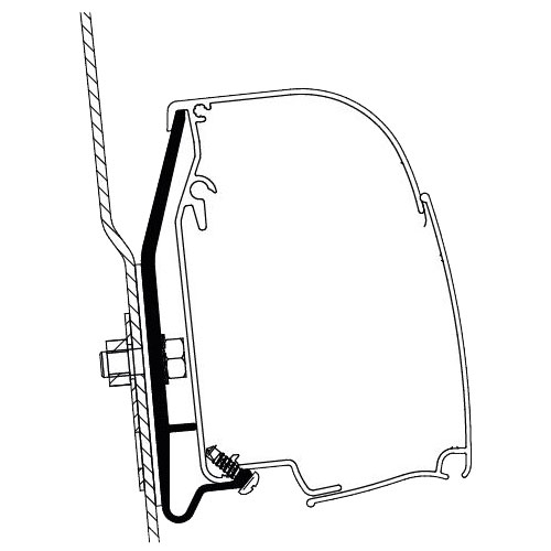 Markisen Adapter Westfalia Ford Nugget THULE TO 4900 260cm