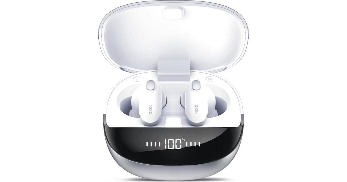 MIXXStreamBuds Hybrid Charge 2 True Wireless Earbuds in-ear oortjes  (Wit)