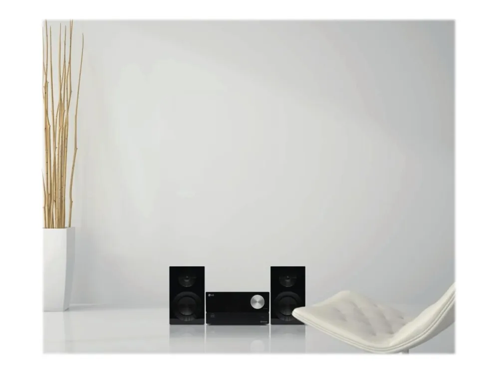 LG CM2460DAB - Mikrosystem - 2 x 50 Watt - sort