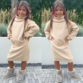 Col dress - Beige