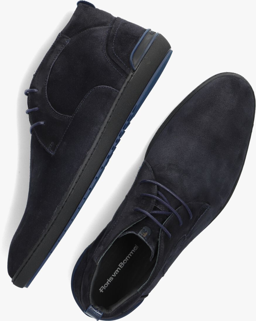 FLORIS VAN BOMMEL blauwe floris van bommel veterschoenen sfm-50108