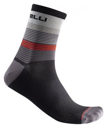 Chaussettes Castelli Scia 12 Gris / Noir