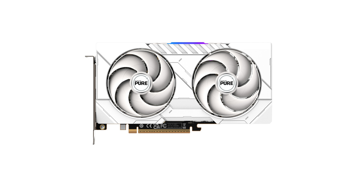 SAPPHIRERadeon RX 9060 XT PURE 16GB OC grafische kaart  (1x DisplayPort, 2x HDMI)