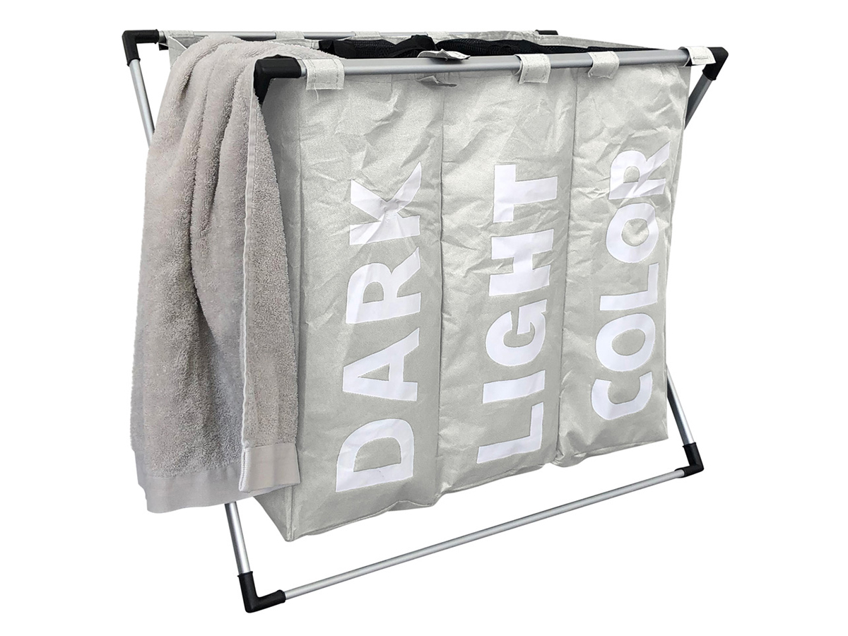 IVOL 3 vakken organizer wasmand - White