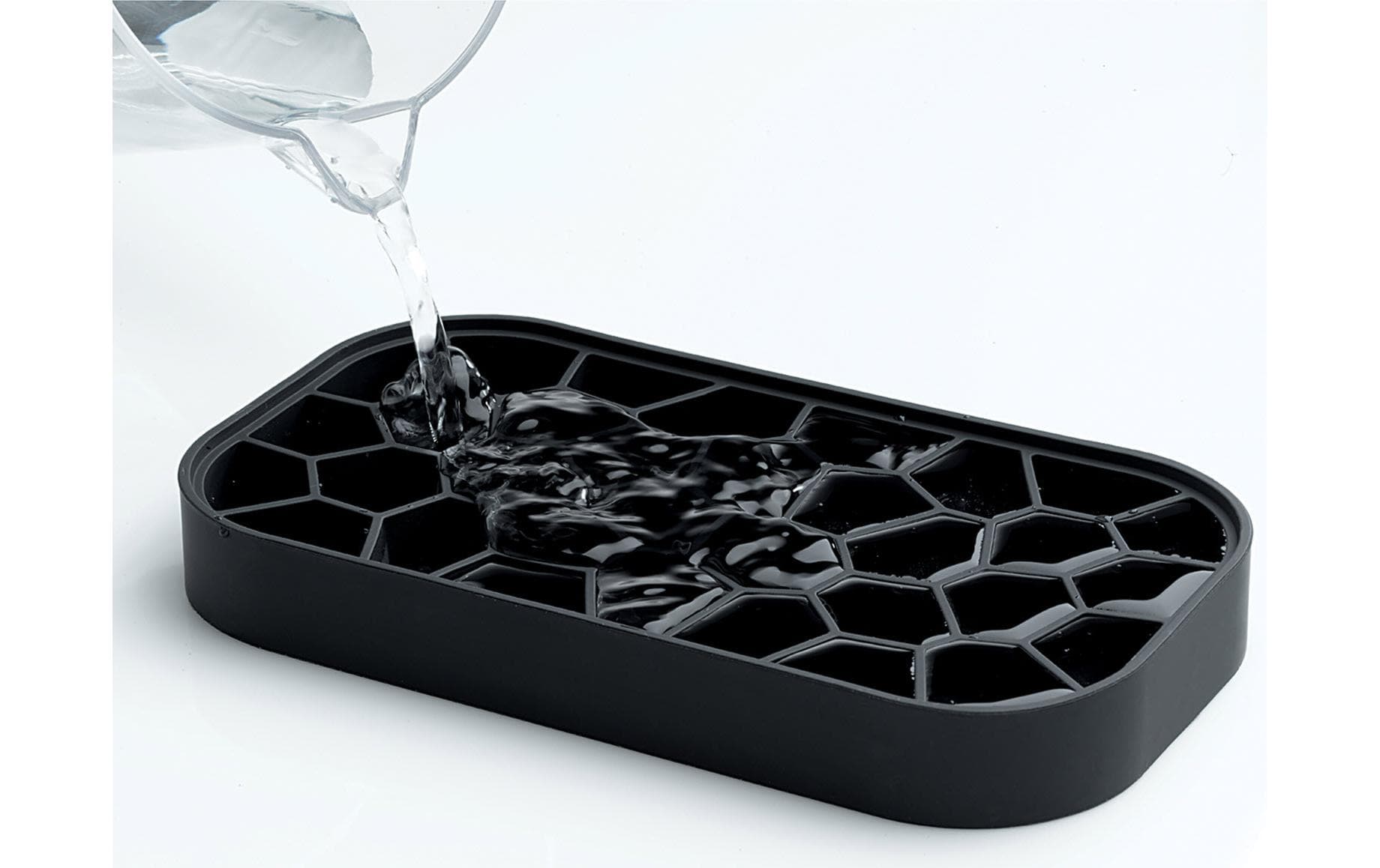 Eiswürfelbox SchwarzEiswürfelschale mit dem Eisbox zur Herstellung und Aufbewahrung von Eiswürfeln