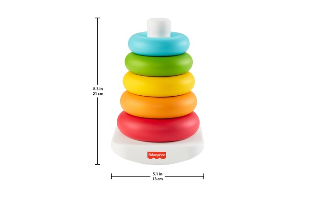 Fisher-Price® Stapelspielzeug »Eco Farbring Pyramide«