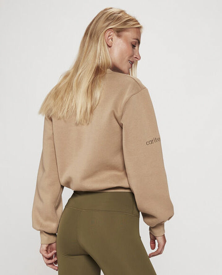 Carite Round Neck sweatshirt Brun