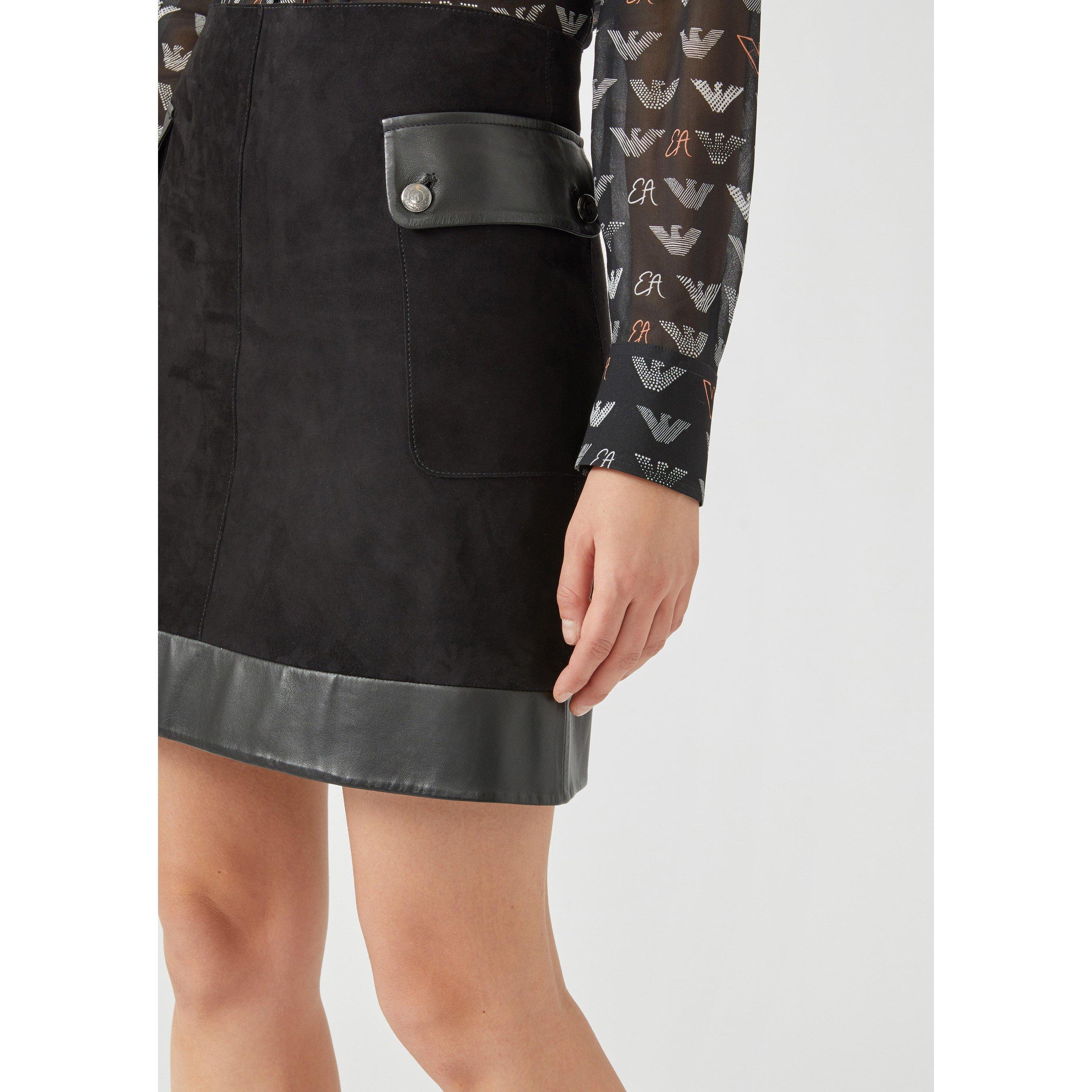 Emporio Armani A Line Pocket Skirt