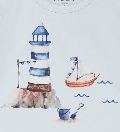 Hust and Claire Body k/æ - HCBob - Air Blue m. Print