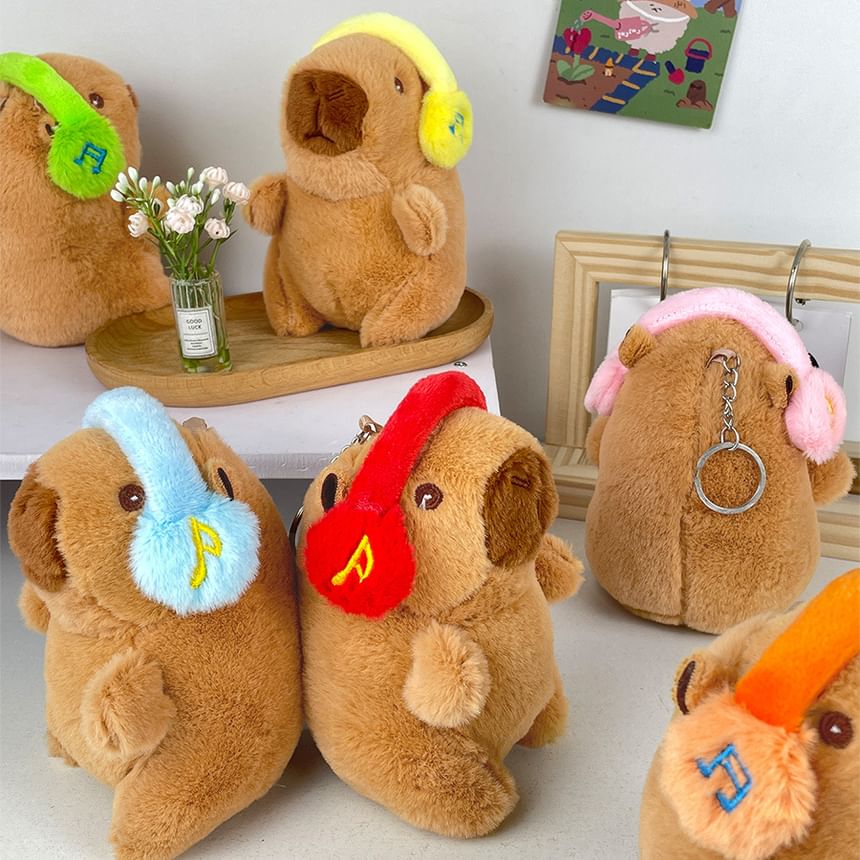 Klas 302 - Muziek Capybara Pluche Tashanger Sleutelhanger