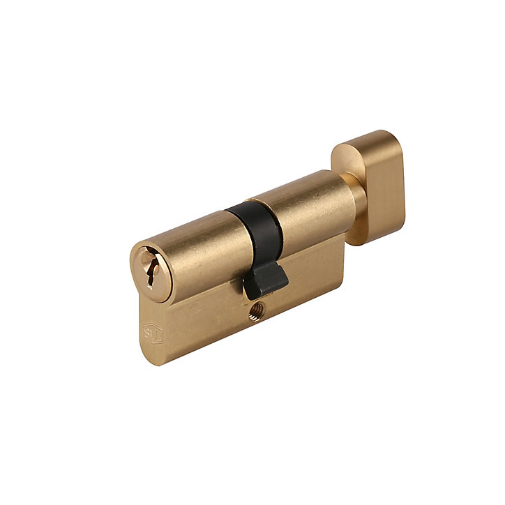 Cylindre à bouton laiton Smith & Locke 30 x 30 mm