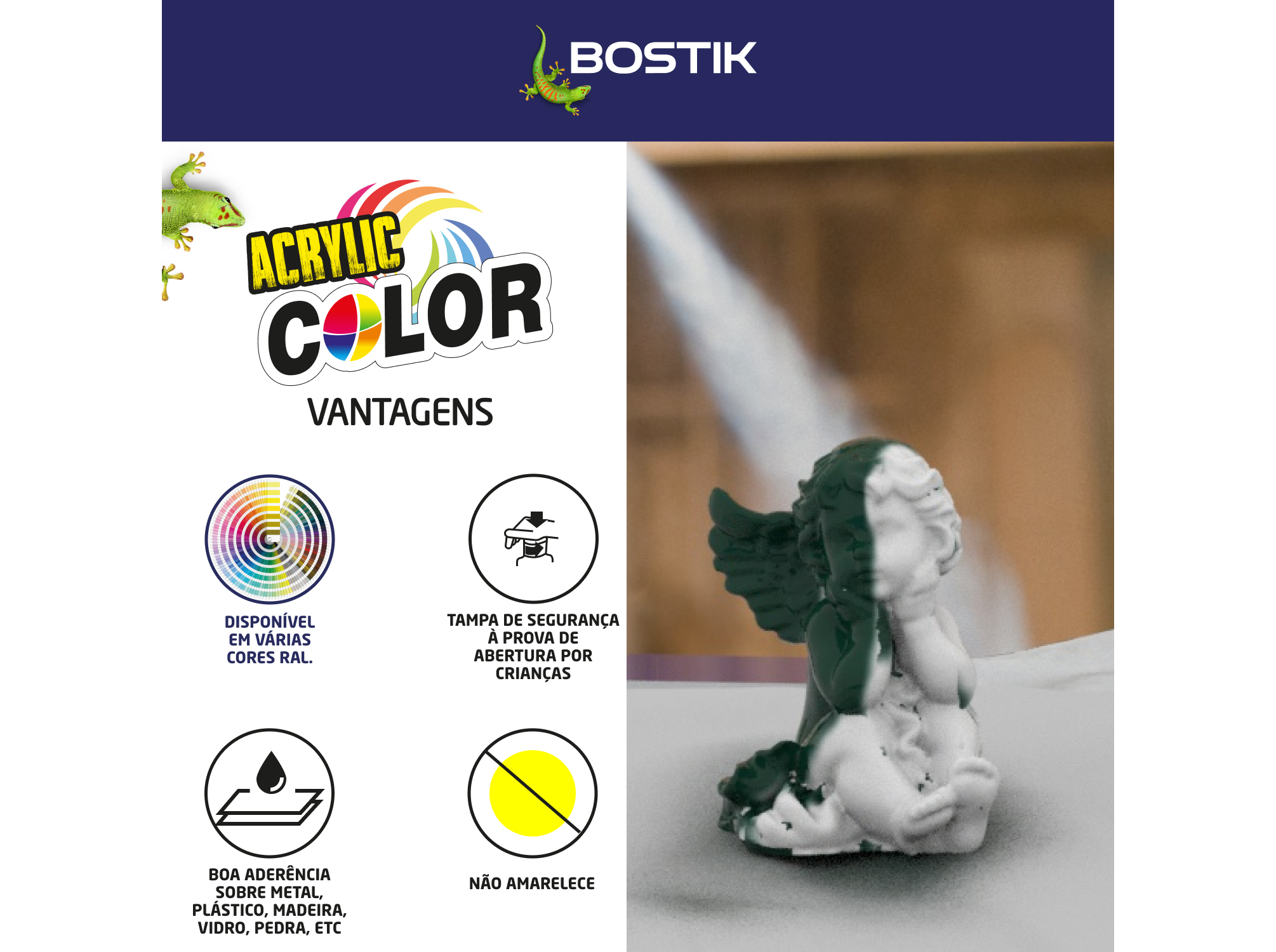 SPRAY ACRYLIC BOSTIK VERDE GARRAFA BRILHANTE 400ML