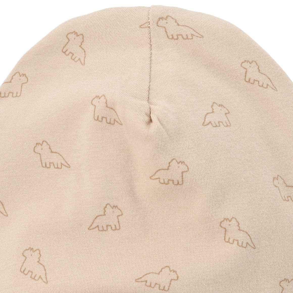 Topomini Baby Mütze mit Dinos allover beige