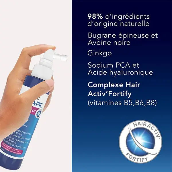 Spray de tratamento capilar e de raízes regenerador Arkopharma Forcapil Age Protect 125ml
