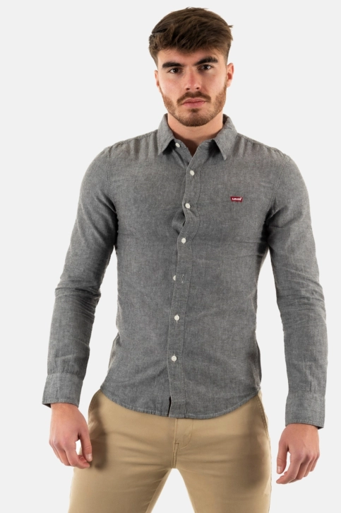 Chemise levi's® ls battery hù shirt slim 0018 black agate