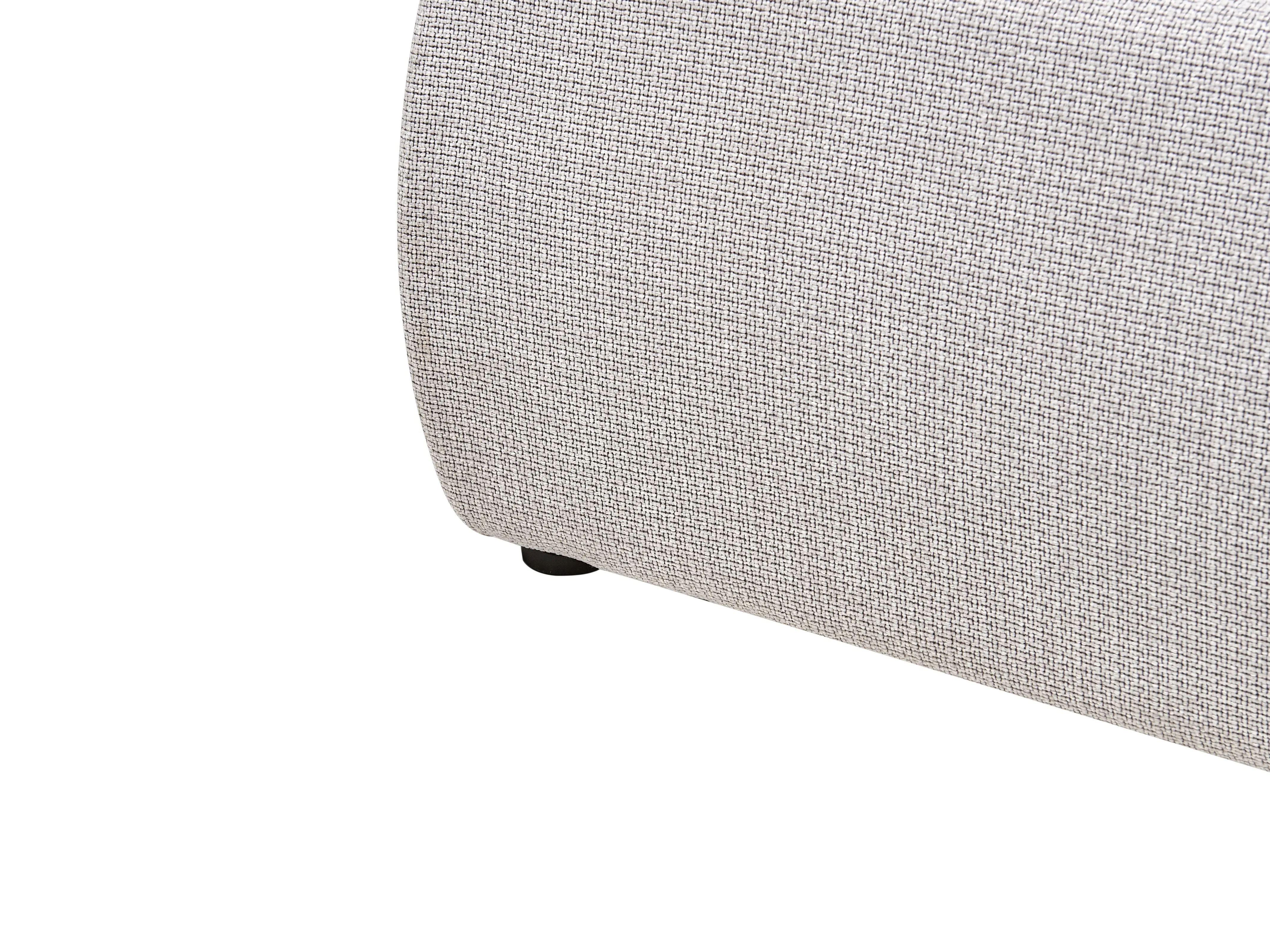 Bed Stof BAJONNA 180 x 200 cm Lichtgrijs