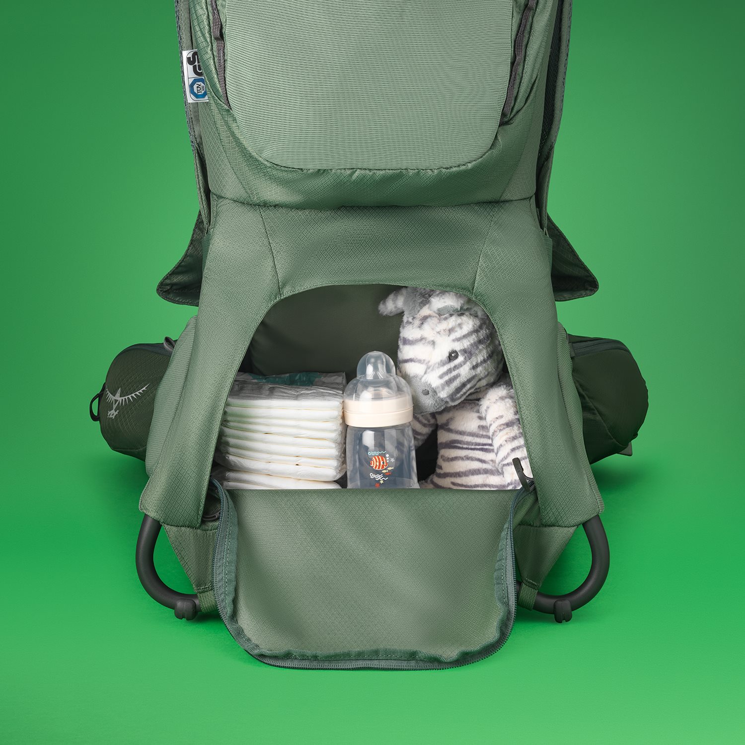 Osprey Poco Child Carrier Premium koseret green