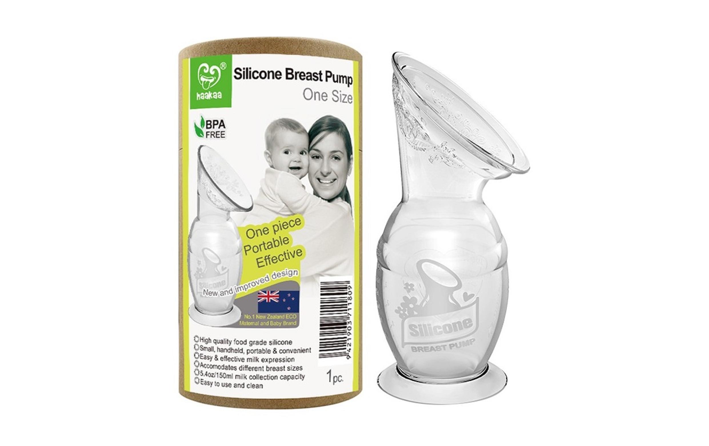 Milchpumpe mit Saugfuss 100 ml ManuellEinfache und effiziente Handmilchpumpe