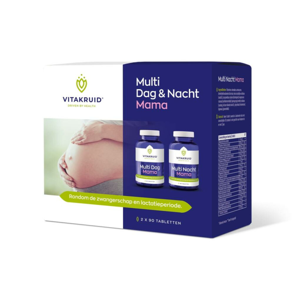 Vitakruid Zwangerschap/Mama Multi Dag Nacht180 tabletten