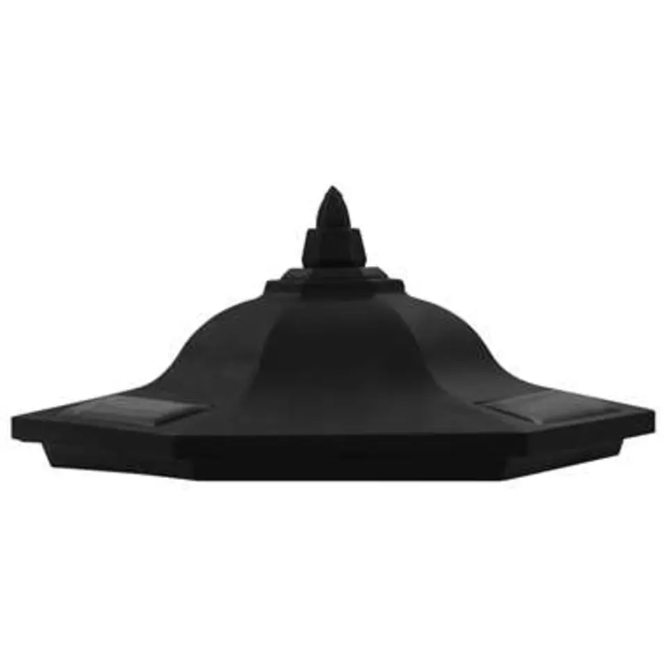 vidaXL - Solarlamp - Zwart - Polypropyleen - 6 stuks