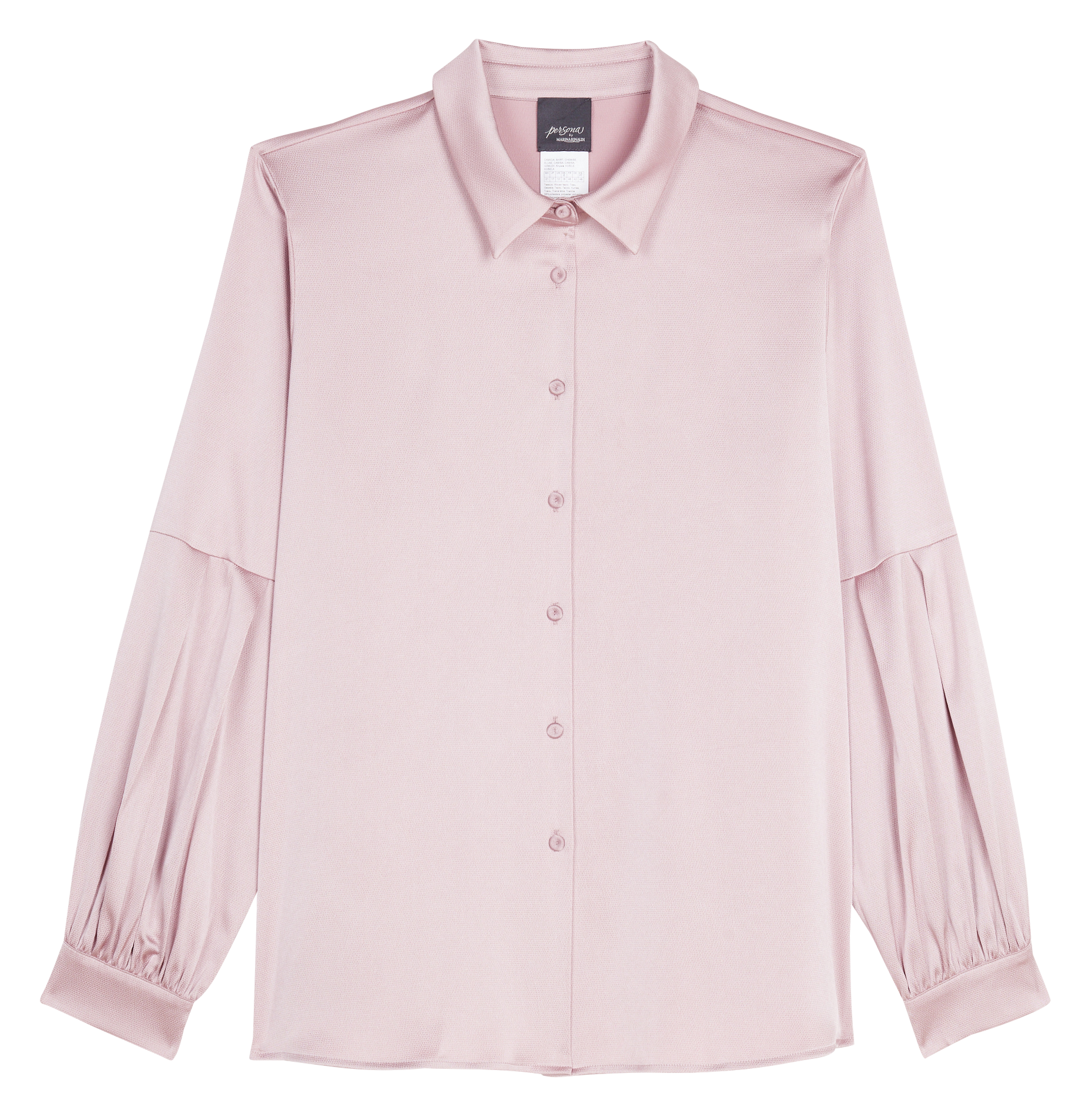 BELLINI - Chemise col classique satinée | Violet