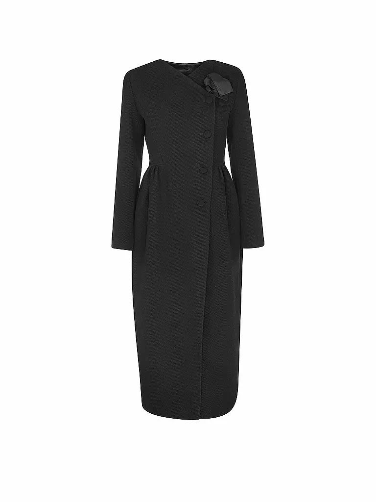 EMPORIO ARMANI Wollmantel  schwarz