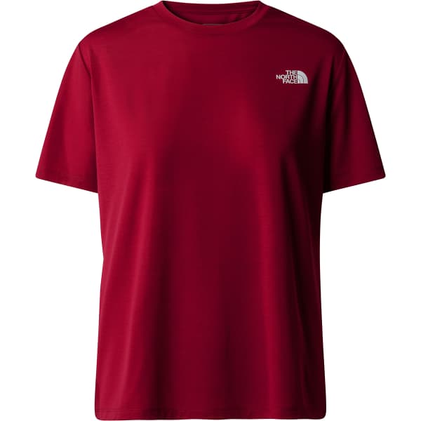 T-shirt randonnée THE NORTH FACE W TOPOGRAPHIC FOUNDATION S/S TEE BEETROOT