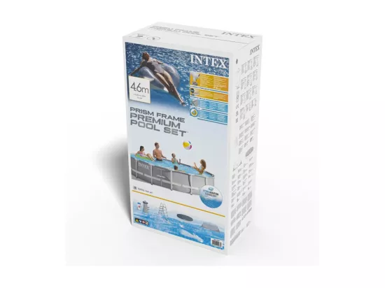 Piscine tubulaire Prism Frame ronde 4,57 x 1,07 m - Intex