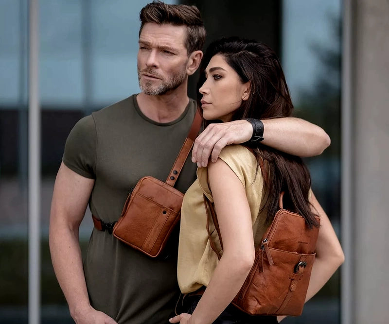 Spikes & Sparrow Bronco Texas Backpack Dark Brown